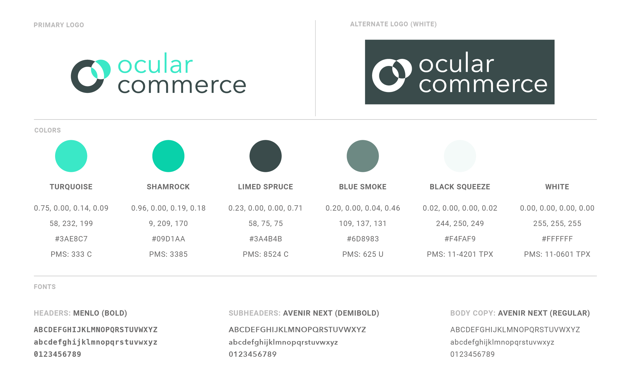 Ocular Commerce Style Guide