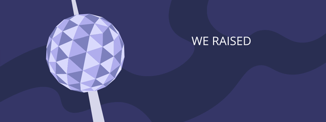 New Years-themed animated banner for fundraising newsletter