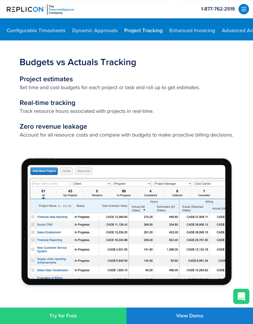 Tablet View - Final product page body layout with fixed tab links
